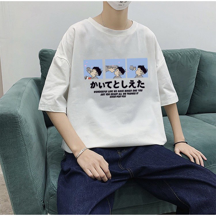 Áo Phông Tay Lỡ Unisex - Hàng Cao Cấp Loại 1, Phong Cách Trẻ Trung Năng Động ,Chất Liệu Thun Cotton Dày Mịn Thoansg Mát | BigBuy360 - bigbuy360.vn