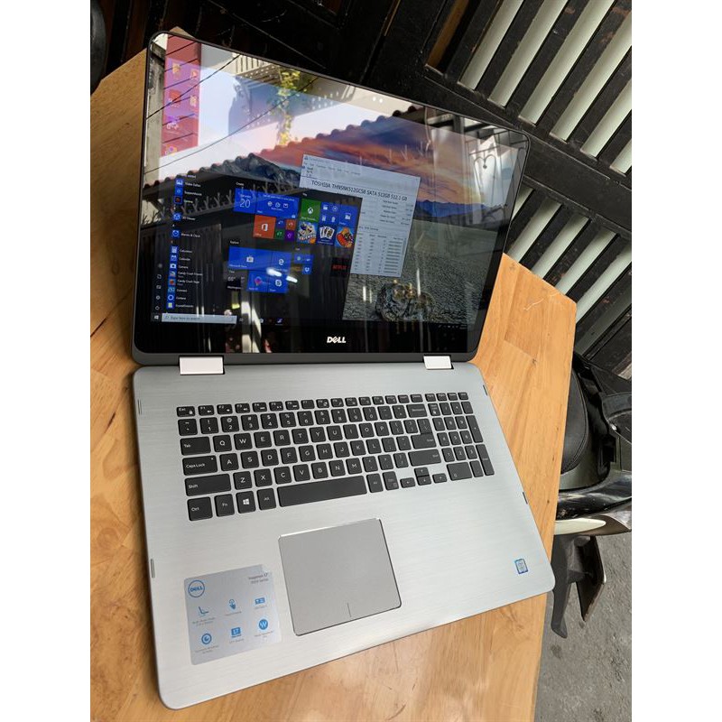 Laptop Dell 7779, i7 7500, 16G, ssd 512G, vga 2G, 17,3in touch X360 - laptopmygiare | BigBuy360 - bigbuy360.vn