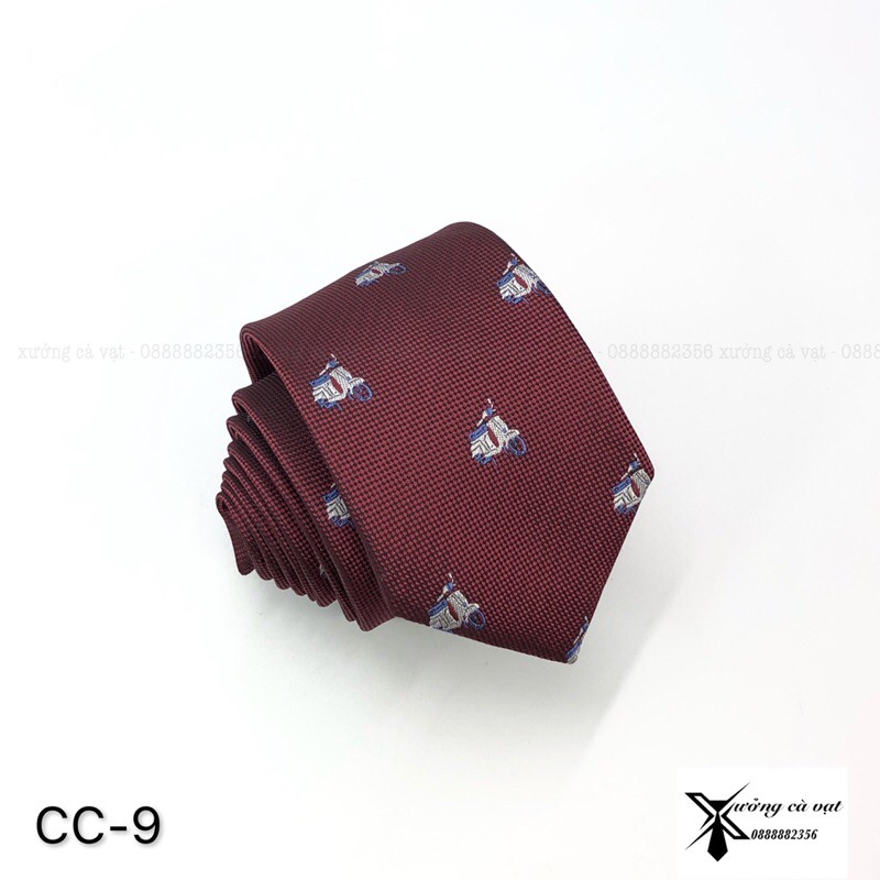 Cà vạt nam - ca vat cao cấp bản nhỏ 6cm