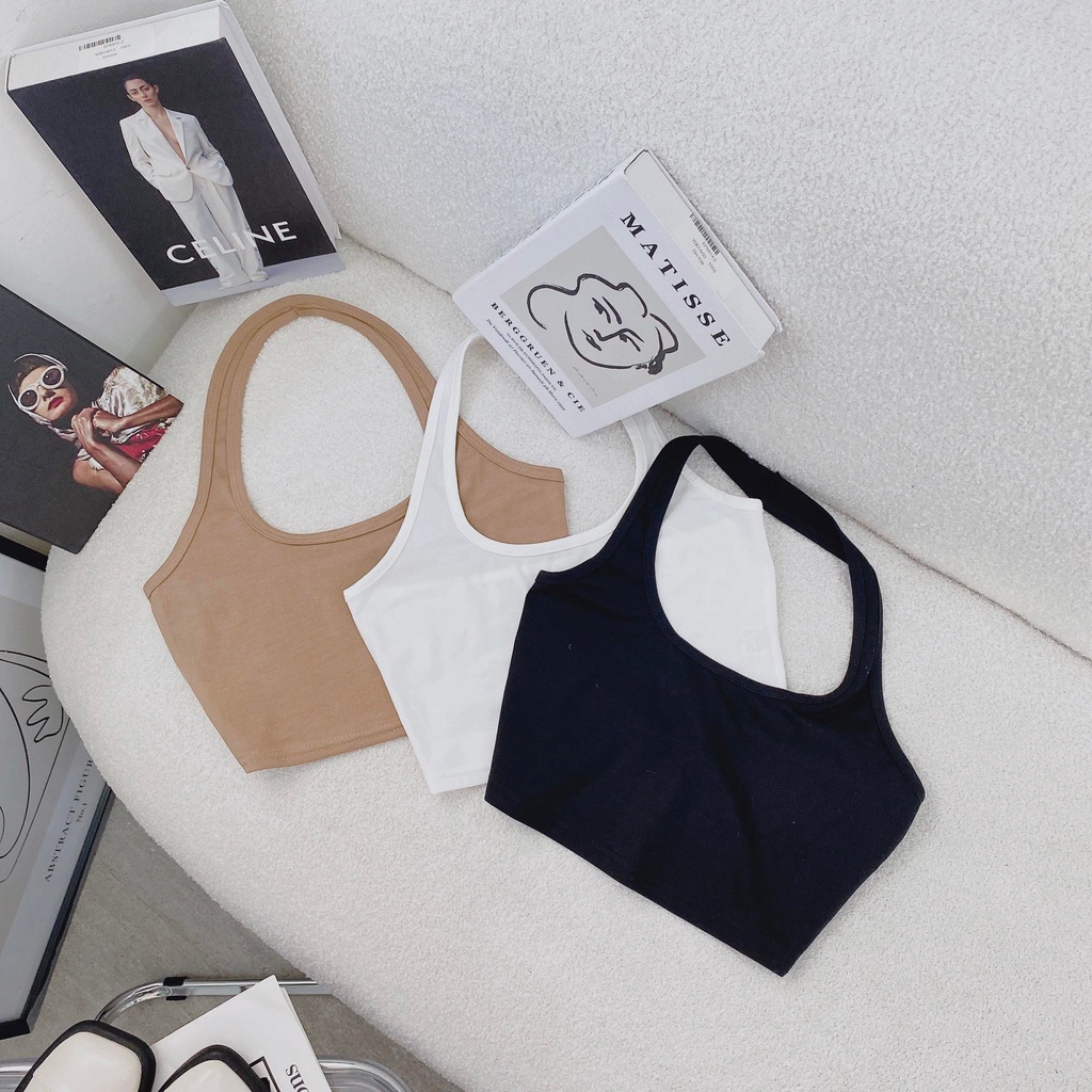 ÁO CROPTOP CỔ YẾM