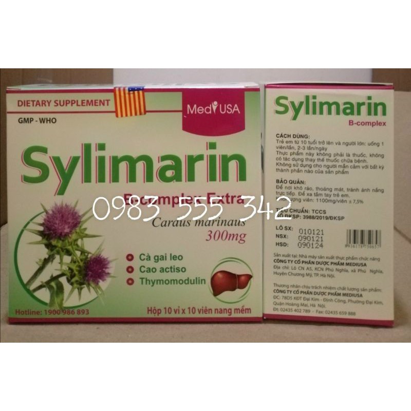 Giải độc gan Sylimarin 120mg