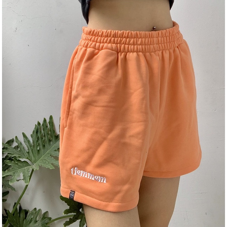 Quần Short TM Các Màu Xanh Lá Đậm, Xanh Lá Nhạt, Biển, Hồng, Cam, Đen, Vàng- Tiệm Mềm Croptop