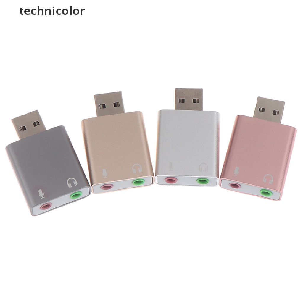 Thẻ Âm Thanh Nổi 3d Cổng USB 7.1 Cho Máy Tính / laptop 3.5mm