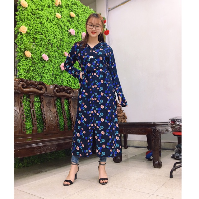 Áo choàng lanh toàn thân AHoa 2 mặt new 2020