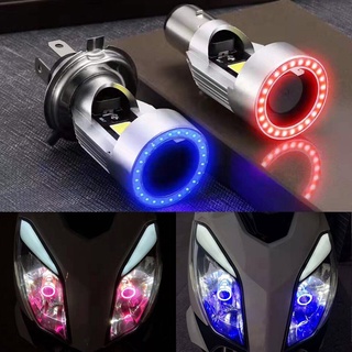 Bóng đèn Led pha xe gắn máy trợ sáng chân H4, chân BA20D, thay thế được cho bóng đèn zin