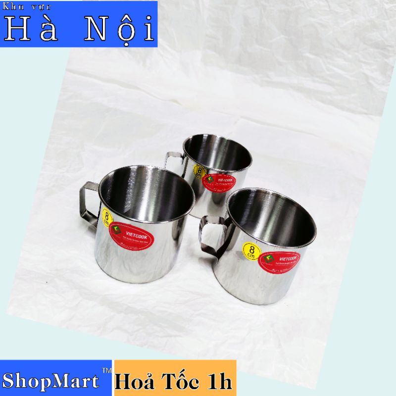 Ca inox học sinh cao cấp 6 cm, 7 cm, 8 cm- ca inox 430 sử dụng nhiều cho trường học-hàng Việt Nam xuất khẩu