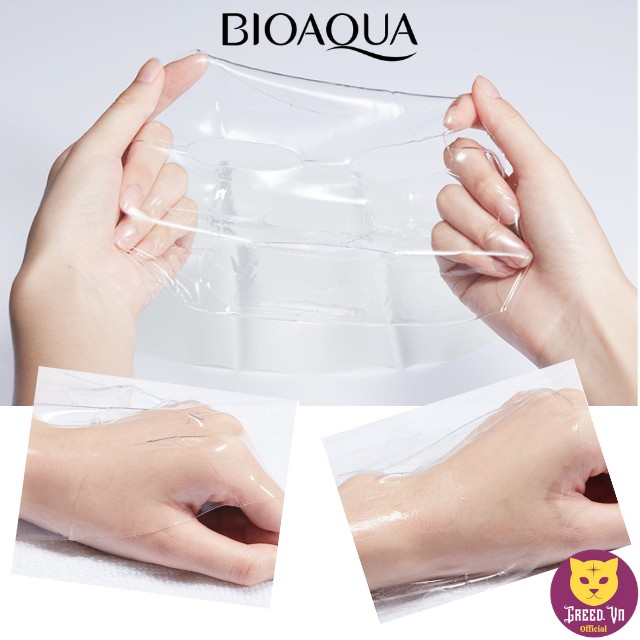 [NỘI ĐỊA] COMBO 10 Mặt Nạ Thạch Collagen Bioaqua Trong Suốt , Duy Trì Sự Đàn Hồi Cho Da