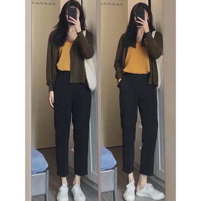 [FREESHIP - ẢNH CHÍNH CHỦ] Quần BAGGY VẢI lưng thun ZRA 245