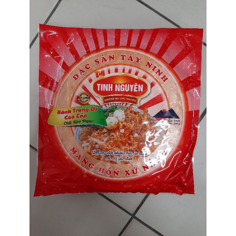 Bánh tráng ớt cao cấp Tinh Nguyên[Đặc sản tây ninh]