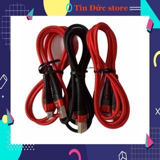 [Giảm Giá] Dây sạc samsung, oppo, xiaomi...,Cáp sạc cổng Micro USB thiết kế dây bện dù cho điện thoại androi