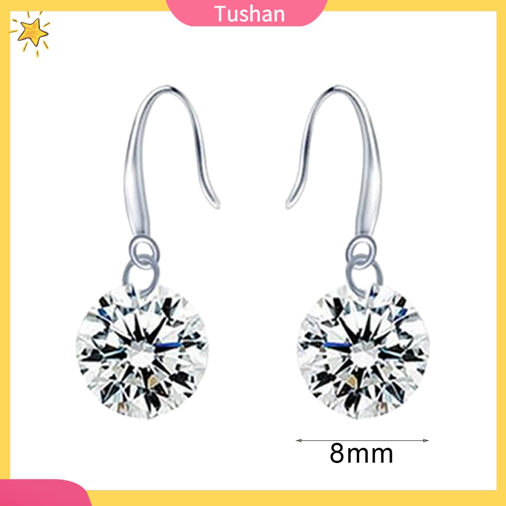 Hoa tai mạ bạc dáng dài thời trang cho nữ