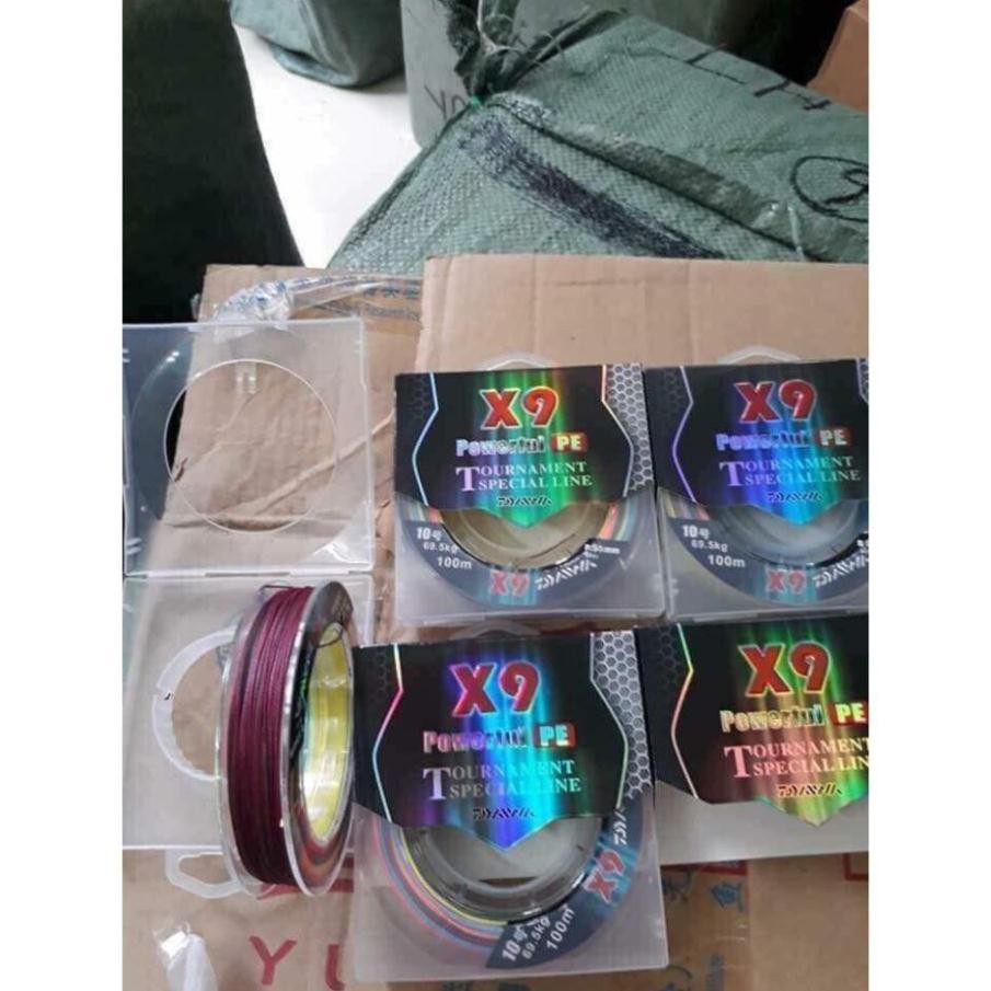 Dây dù câu cá PE X9 100M Duli .