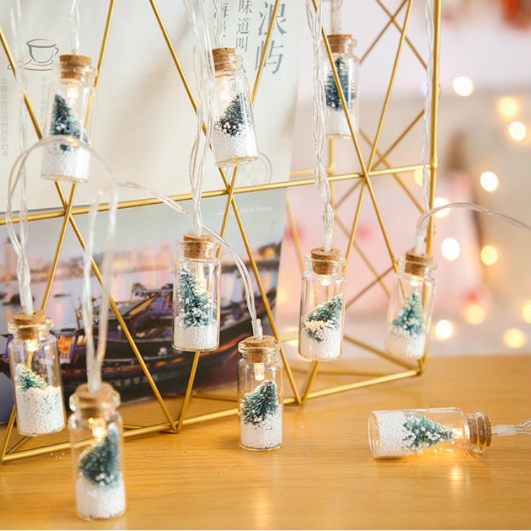 Dây đèn led 2m trang trí cây thông noel xinh xắn