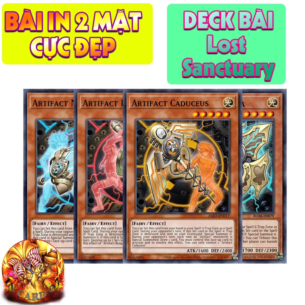 Deck Bài Yugioh Vũ Khí Tối Thượng [Bài in Cán Màng 2 Mặt]