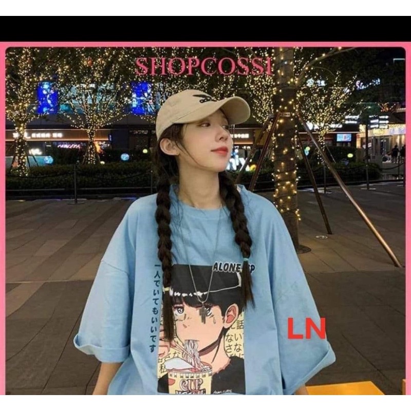 Áo phông cậu bé ăn mì LN11