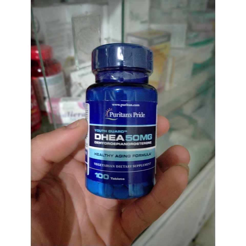 Dhea 50mg làm đẹp da cho chị em phụ nữ date mới nhất 100V