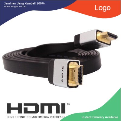 Dây Cáp Hdmi Sony 5m dẹt màu đen