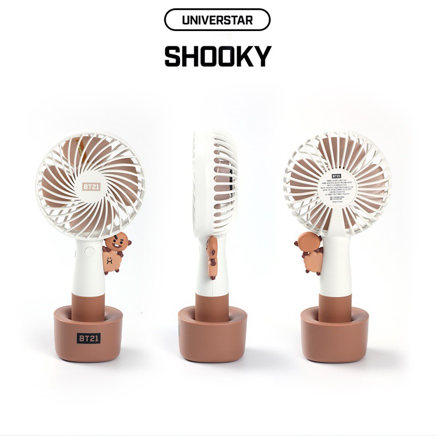 Quạt đèn Led BT21 Handy Fan ver 3 nhập khẩu chính hãng Royche