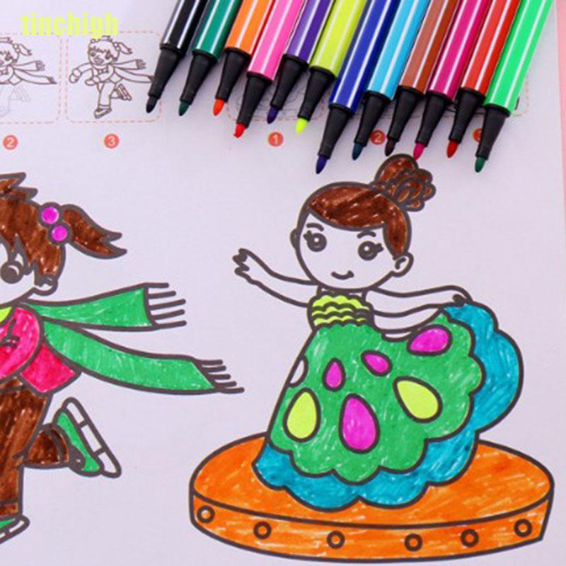 Bộ Cọ Vẽ Màu Nước Có Thể Giặt Sạch Tiện Lợi