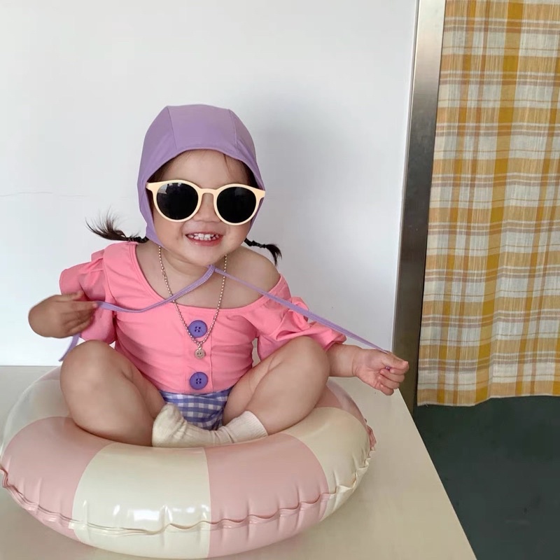 Phao Tập Bơi Tròn Ins Kèm Bơm Cho Bé 2-9 Tuổi Hottrend