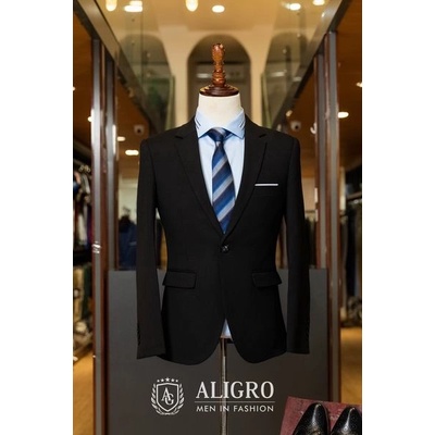 Bộ Vest đen vân nhí ALIGRO ALGCL71