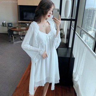 đồ ngủ Lụa Phối Ren Gợi Cảm Cho Nữ 1