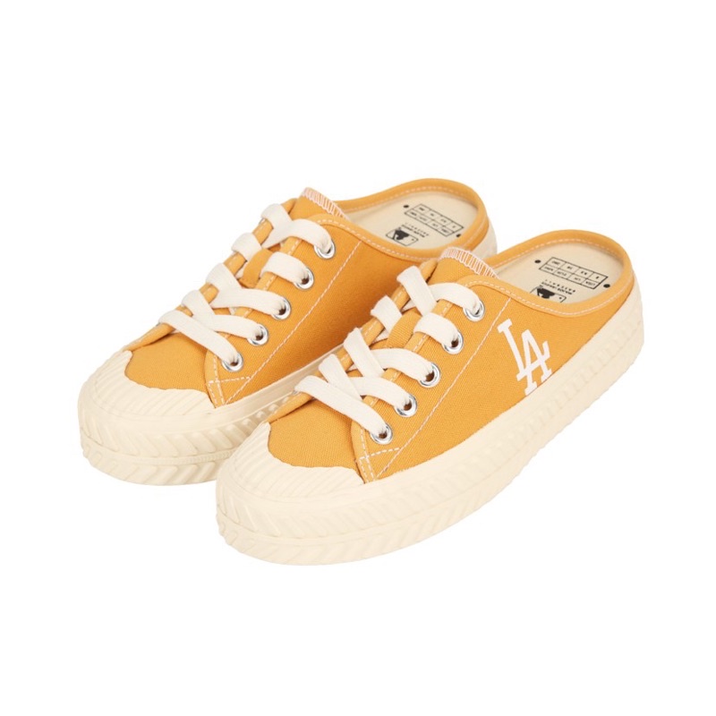 Giày thể thao Sneaker MLB Mule Đạp gót Playball Origin màu Vàng