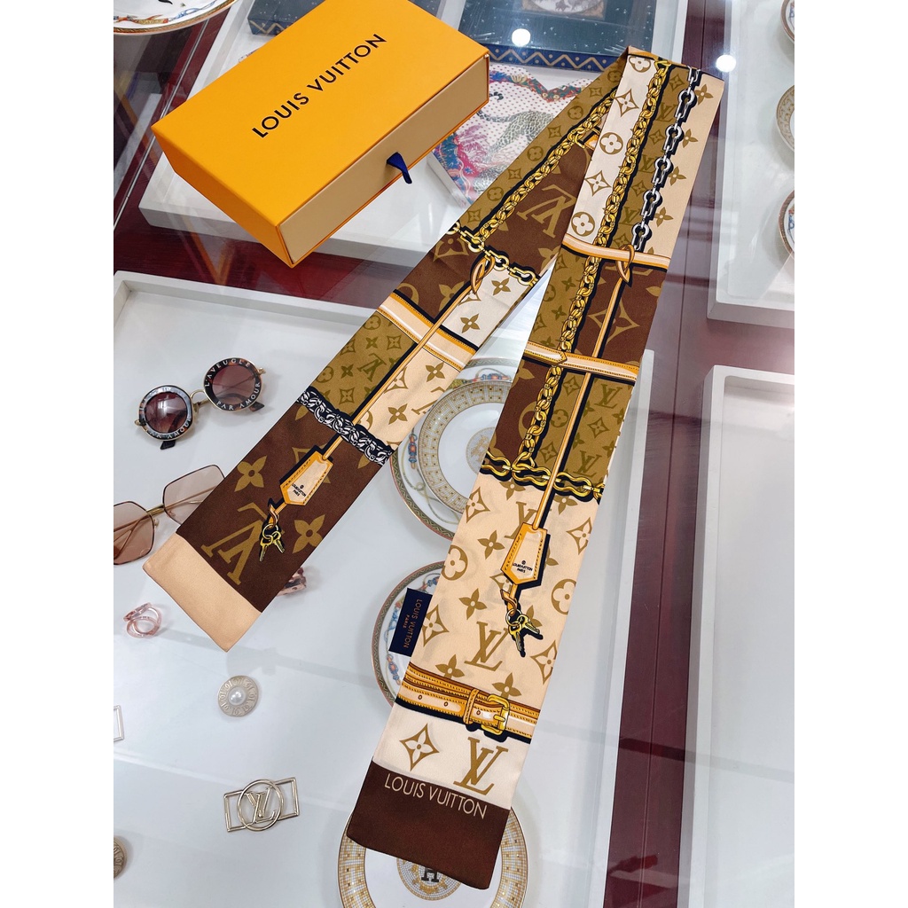 Băng Đô Cài Tóc Ruy Băng Lụa In Họa Tiết Cổ Điển Cho Nữ