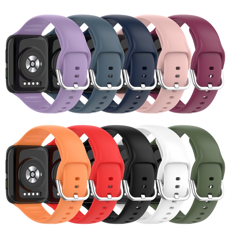 Dây Silicone Thay Thế Cho Đồng Hồ oppo watch 42mm 46mm