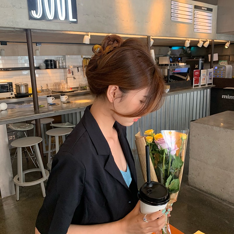 Kẹp tóc càng cua cỡ lớn phong cách Hàn Quốc xinh xắn dành cho nữ