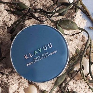 Phấn nước Klavuu Blue Pearlsation High Coverage Marine Collagen Aqua Cushion SPF50+/PA+++