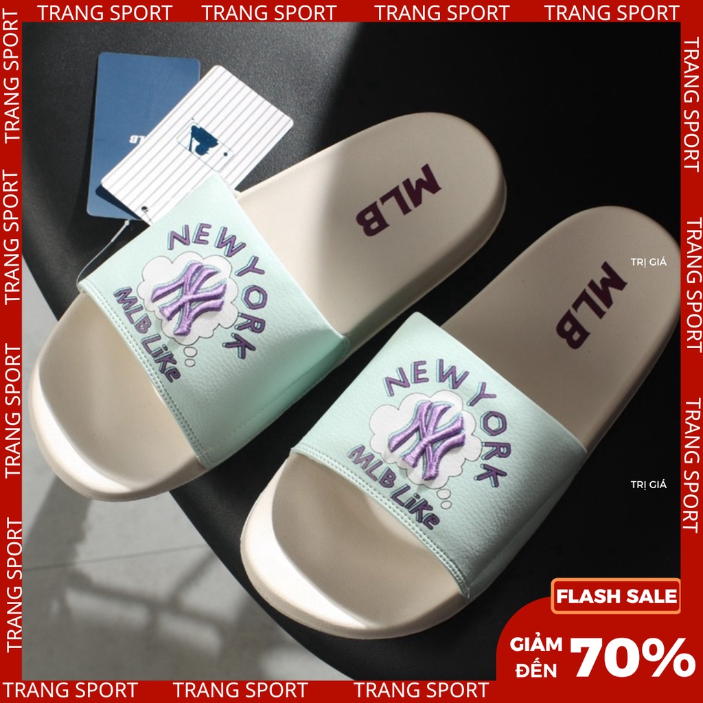 Dép 𝗠𝗟𝗕 𝗡𝗬 hàn quốc thời trang giới trẻ tặng kèm hộp