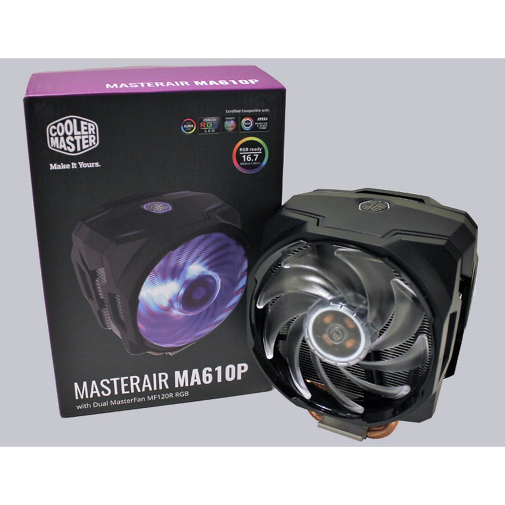 Quạt Tản nhiệt CPU Cooler Master MasterAir 610P (RGB)