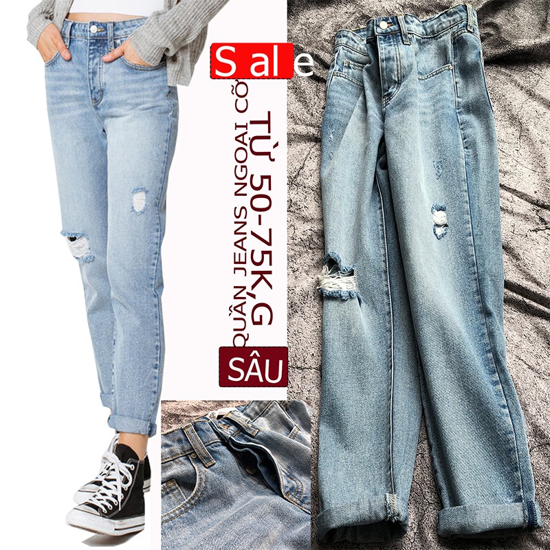 Quần jeans, hàng nhập outlet, quần jeans thô cao cấp