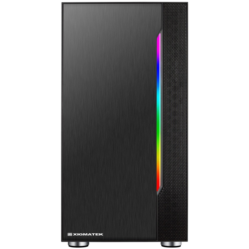 Vỏ case máy tính Xigmatek Gemini | Kính cường lực | Hỗ trợ lắp main M-ATX, RGB STRIP