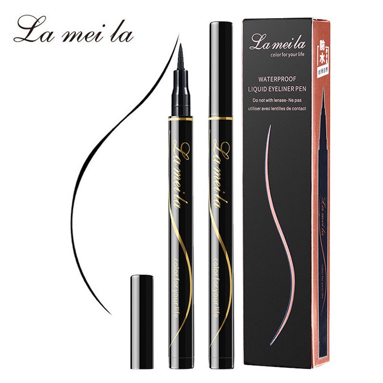 Bút kẻ mắt Lameila Eyeliner Mẫu Mới  Không Trôi, Bền Màu 24h, Đường Kẻ Sắc Nét