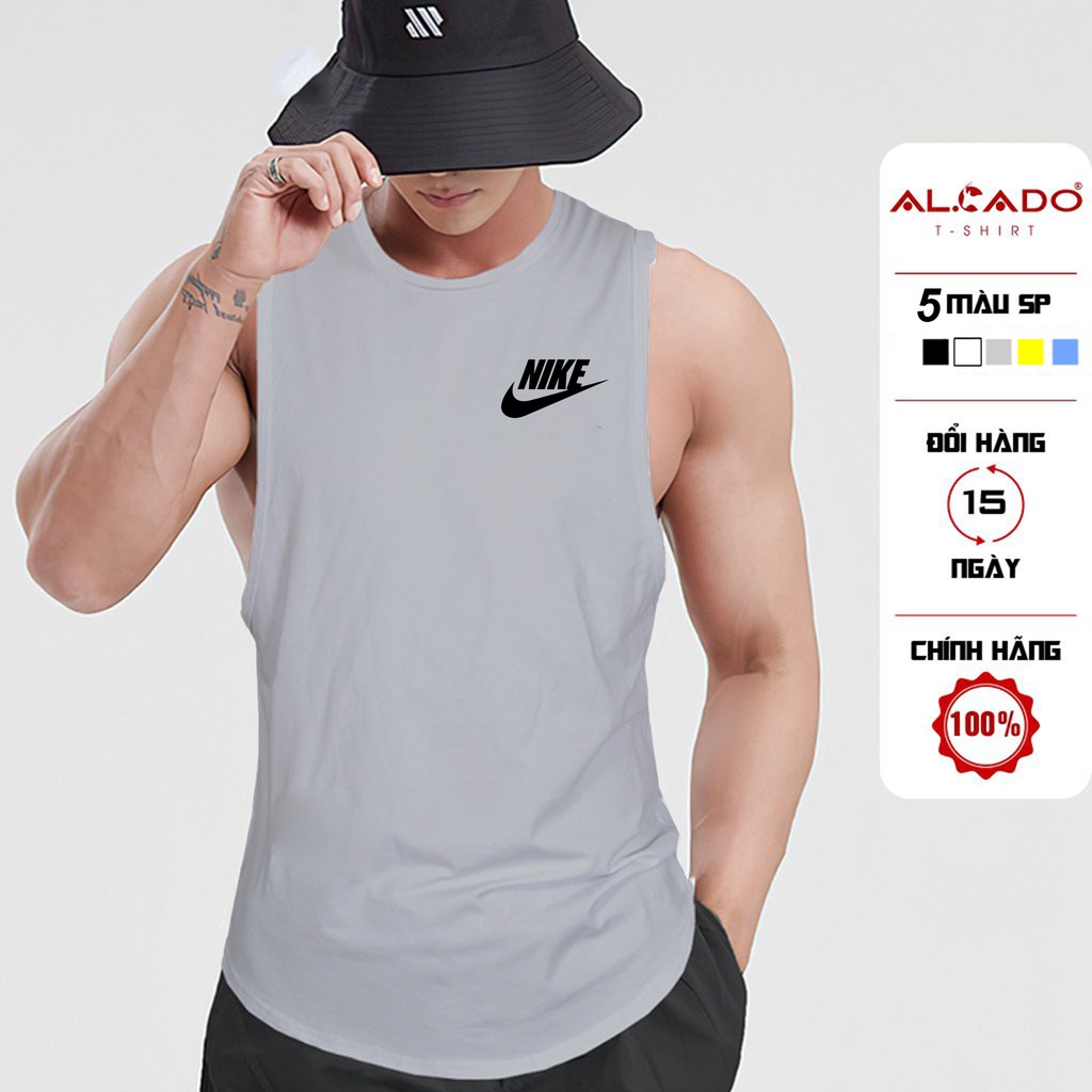 Áo tanktop nam nữ chất liệu polyester thoáng mát dành cho nam nữ In Logo Cao Cấp - Thế Thao Tập Gym