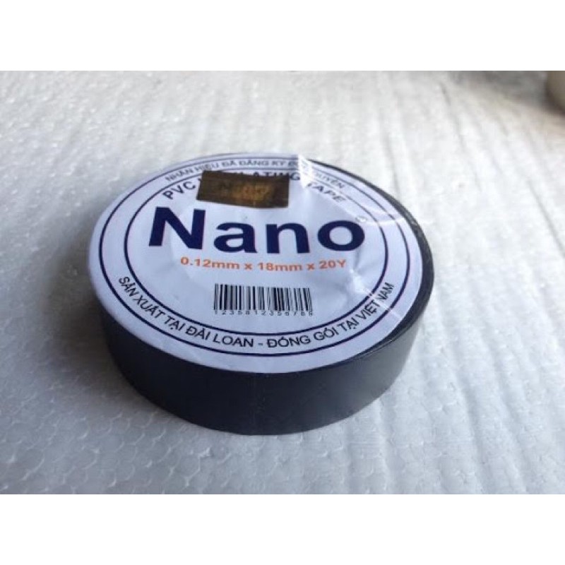 băng dính điện đen nano loại tốt , siêu cách điện.