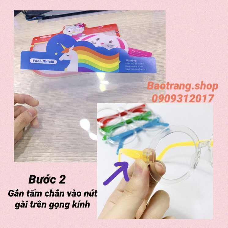 [Siêu rẻ] Kính chống giọt bắn trẻ em, kính bảo hộ, chống bụi cho bé