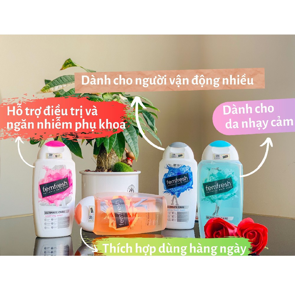 Dung dịch vệ sinh phụ nữ Femfresh - Dung dịch vệ sinh phụ nữ cao cấp Femfresh 250ml