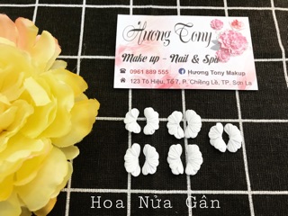 hoa Bột nail trang trí móng 6k/1b _ Hoa nửa ( 12k/2 bông_ bán từ 2 bông)