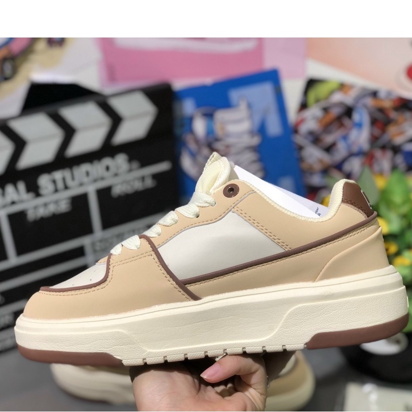 Giày MLB Chunky Liner Boston Red Sox Màu Nâu in chữ B