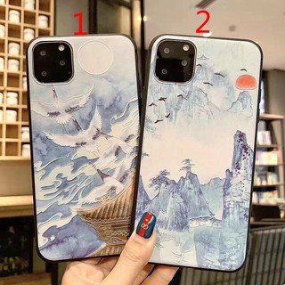 iphone 11 11pro 11promax Tranh Trung Quốc Ốp lưng mềm TPU