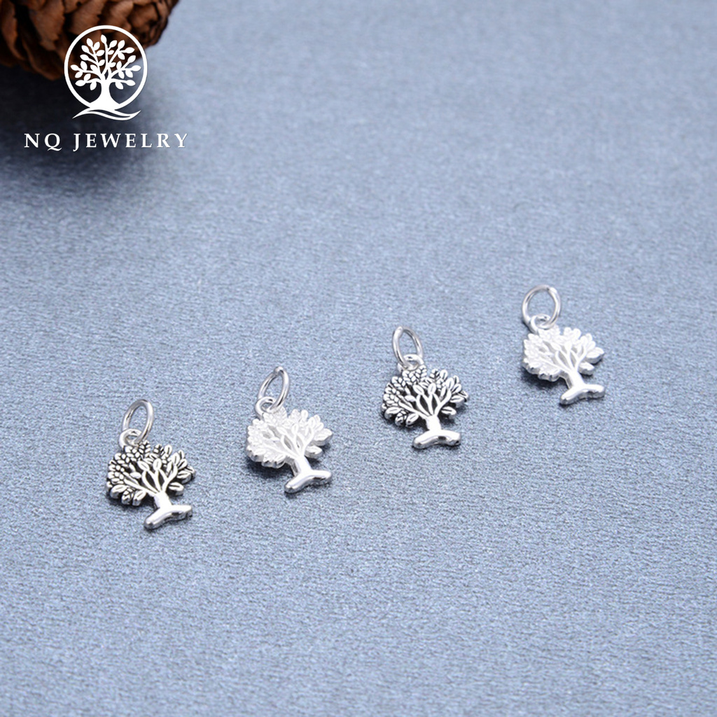 Charm bạc hình cái cây treo - NQ Jewelry