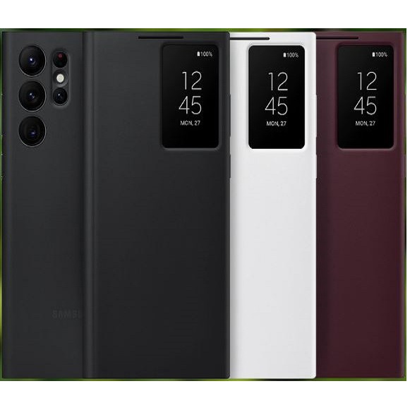 Bao Da Clear View S22 Ultra Chính Hãng Samsung, fulbox New 100%, Bảo Hành 6 Tháng