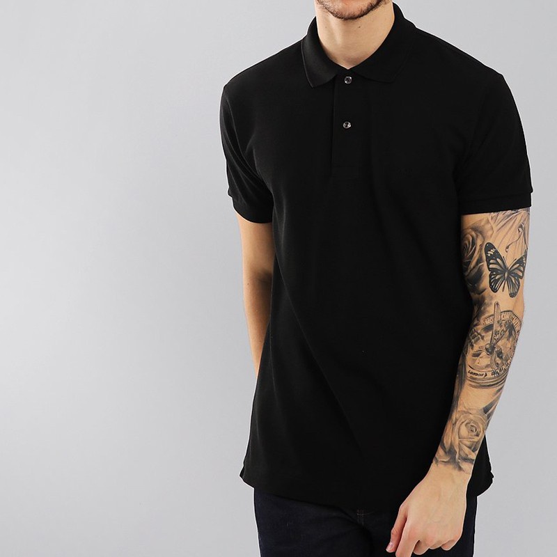 Áo Polo Thun Trơn Cá Sấu Chất Vải Cotton 35/65 Dày Basic Unisex Nam Nữ Cao Cấp Thoáng Mát Form Đẹp - La mode