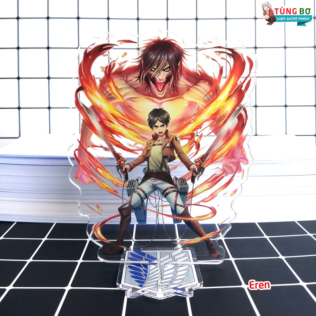 [Standee] Tượng Mica Anime Attack on Titan