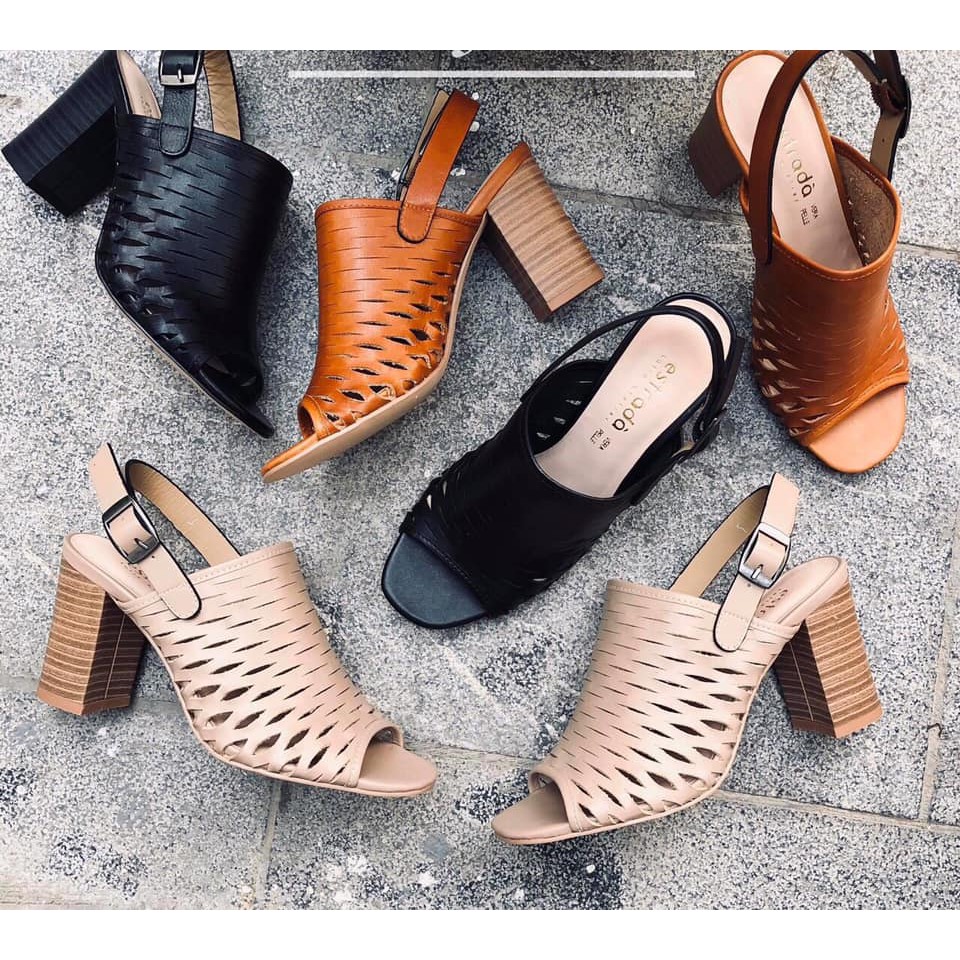 Xăng Đan Da Thật Cao 7cm VNXK