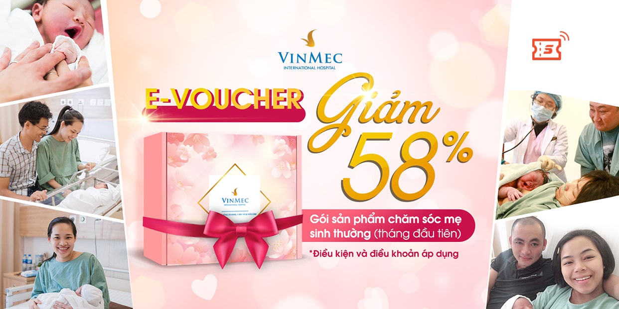 (tháng đầu tiên) [E-Voucher] Mã giảm giá 58% khi mua Gói sản phẩm chăm sóc mẹ sinh thường