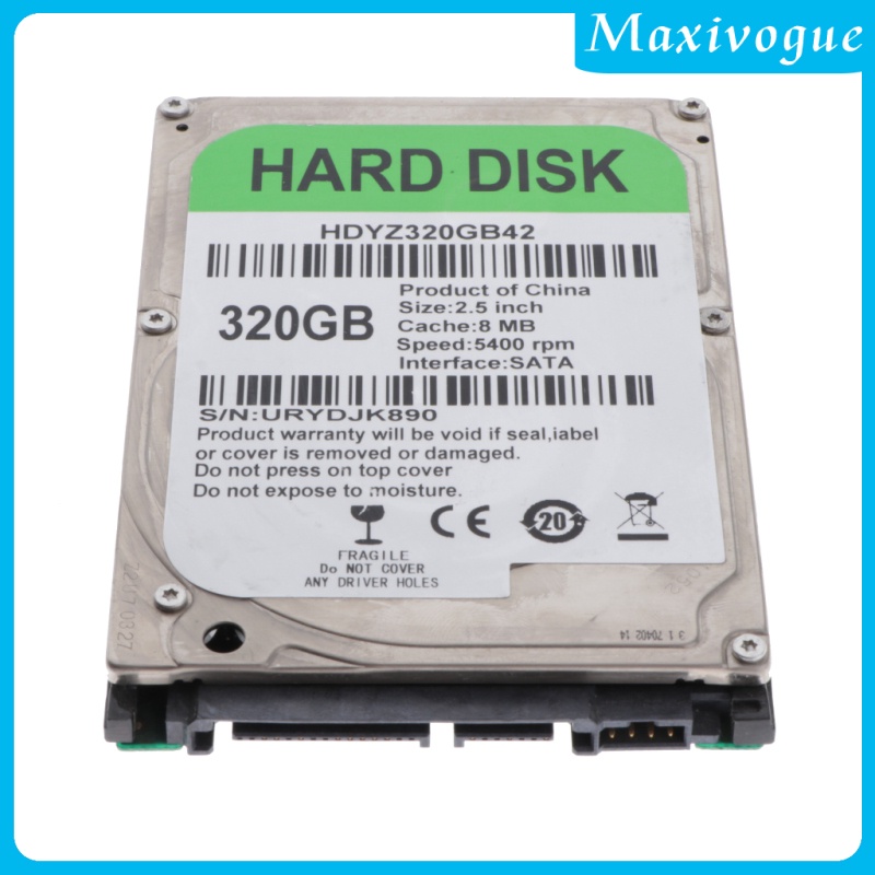 Ổ Cứng Laptop Universla 2.5 Inch 320gb Sata 2 8m 5400rpm | BigBuy360 - bigbuy360.vn